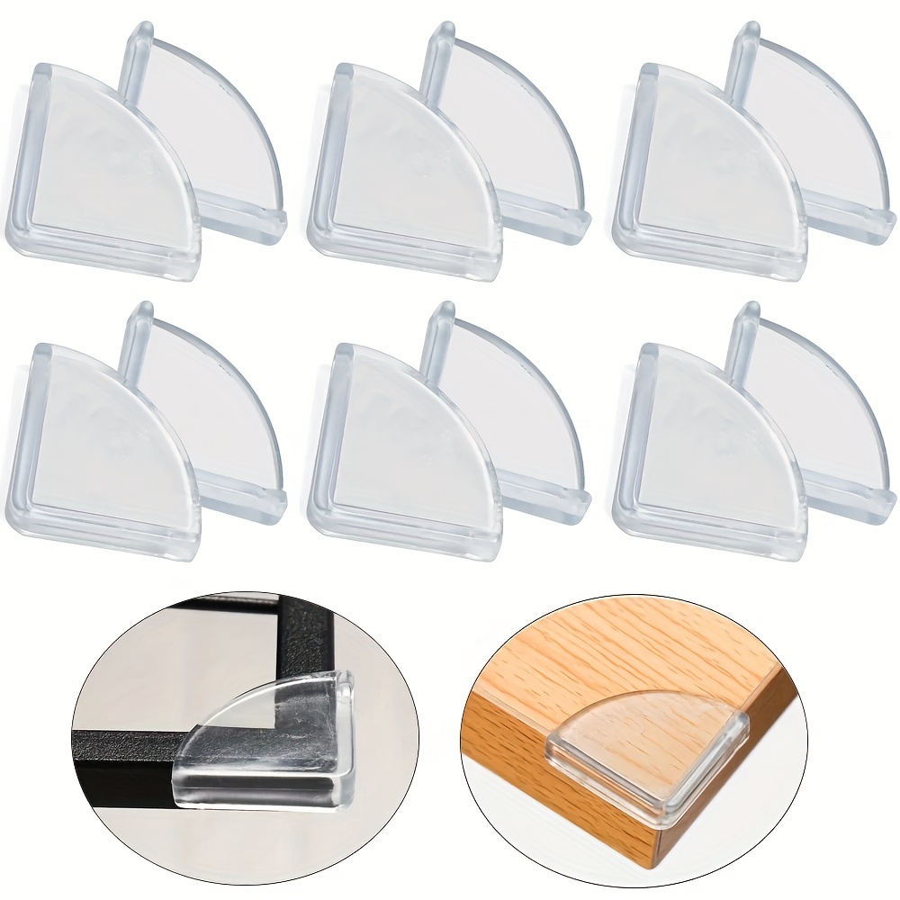5 Stück Möbelschutzecken & Kantenschutz Stoßstangen - Transparente
