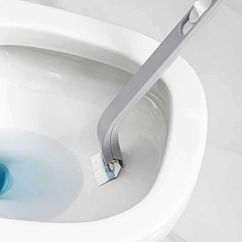 Brosse de nettoyage jetable pour toilettes, brosse de nettoyage et support  avec 40 recharges de nettoyage, brosse de toilette jetable pour nettoyage  de toilettes de salle de bain : : Cuisine et