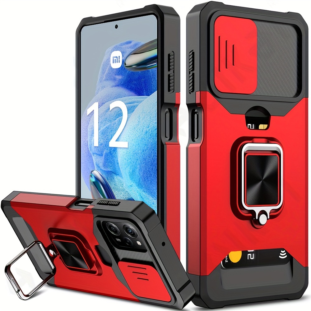 For Xiaomi Redmi Note 12S 12 11 10 10S Pro Case Shockproof Belt Clip Stand  Cover