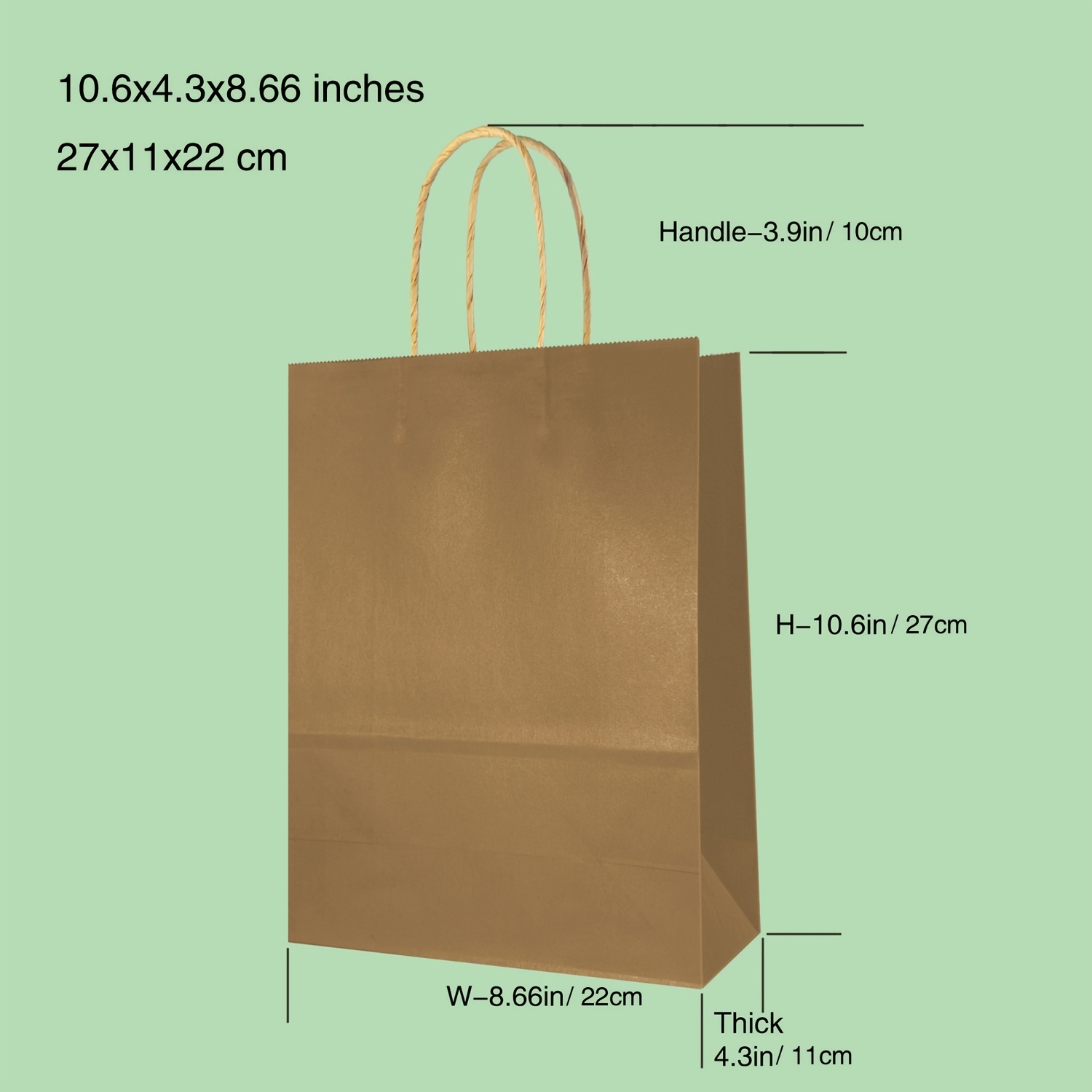 Medium Gift Bag - Brown