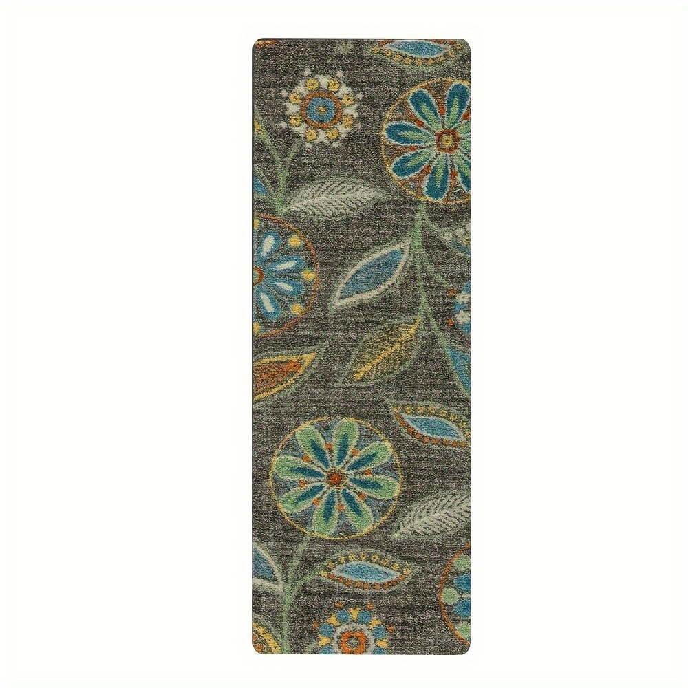 Memory Foam Kitchen Mat Magnolia And Sage Print Carpet - Temu