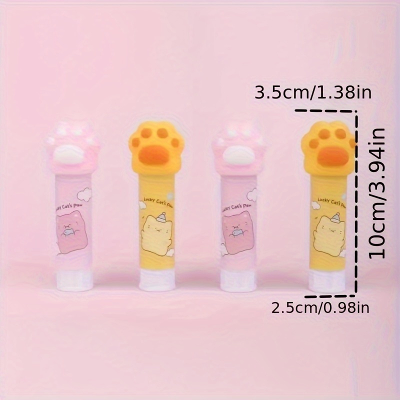 Cute Cat Claw Solid Glue Stick Perfect For Students - Temu