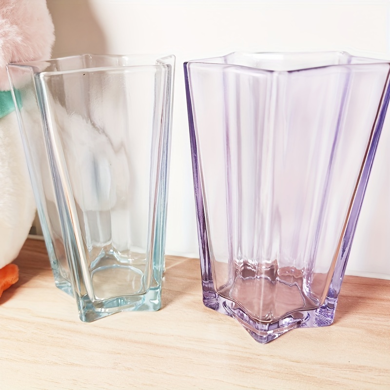 Gradient Color Glass Drinking Glass Set Perfect For - Temu