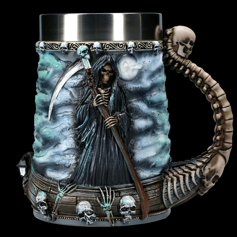 Creature Cafe Mug (Fallen Angel + Grim Reaper) – ClioEvansAuthor