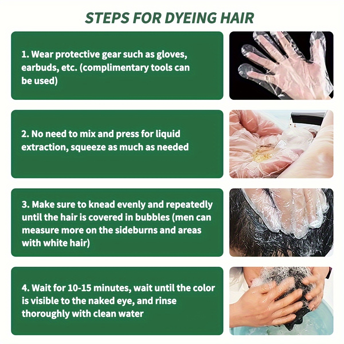 Black Dye Shampoo 3 in 1 Moisturizing Repairing Hair Dye - Temu United Arab  Emirates