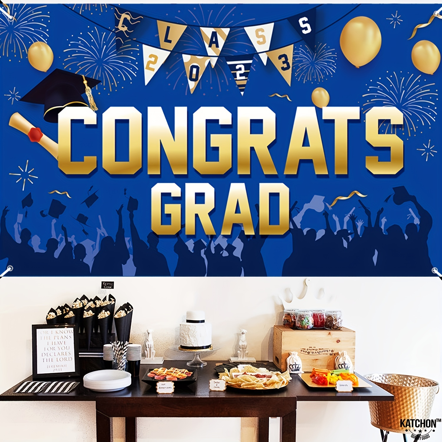 1pc Congrats Grad Banner 72x44 Pollici Congrats Grad - Temu Switzerland