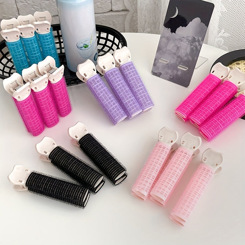 4PCS Colorful Fluffy Hair Clip for Braid Women's Head Accessory