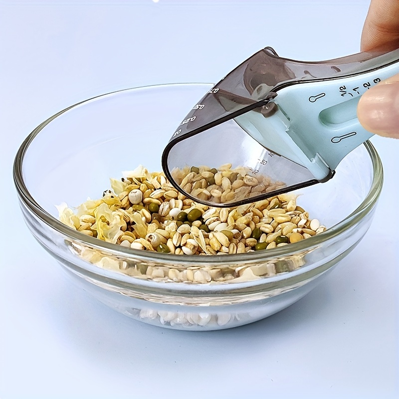 Plastic Measuring Spoon Adjustable Measuring Spoon With Scale Plastic  Measuring Spoon Measuring Cup Set Kitchen Tools - Temu