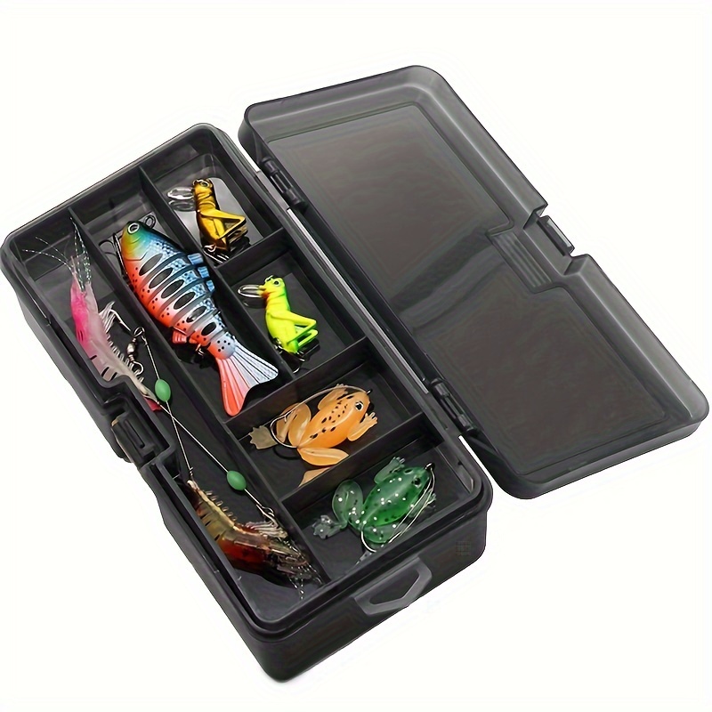 188pcs/set Sea Fishing Accessories Tackle Box Kit Set Jig-Hooks Swivels  Clamp