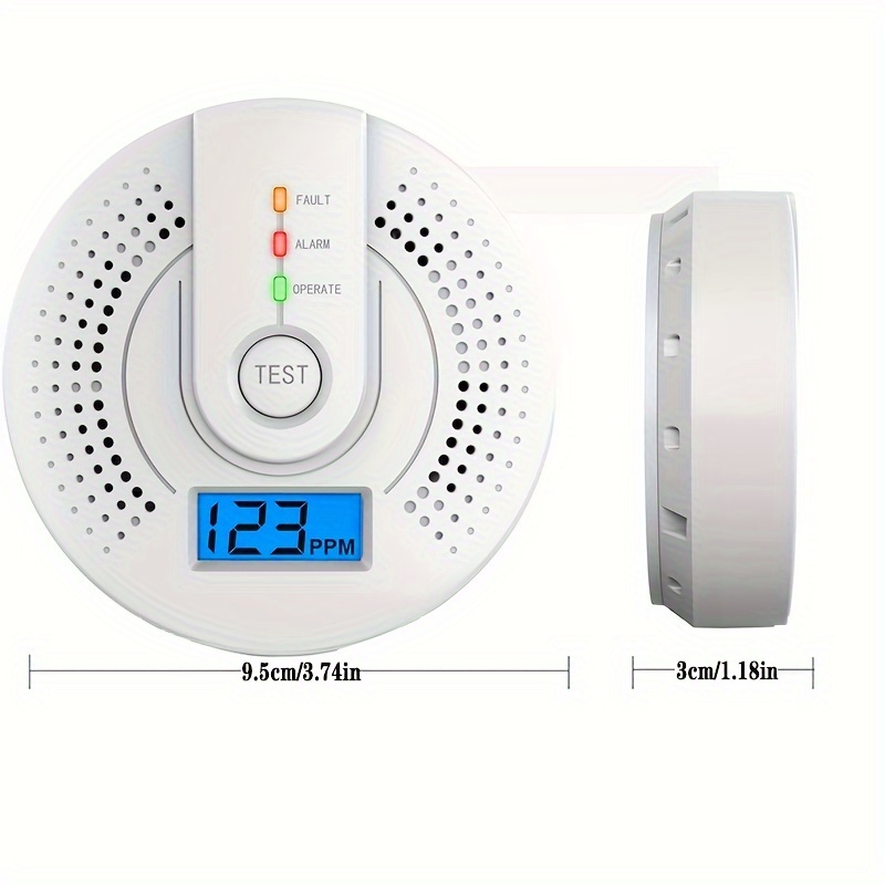 Carbon Monoxide Detector,CO Alarm Detector with Digital Display
