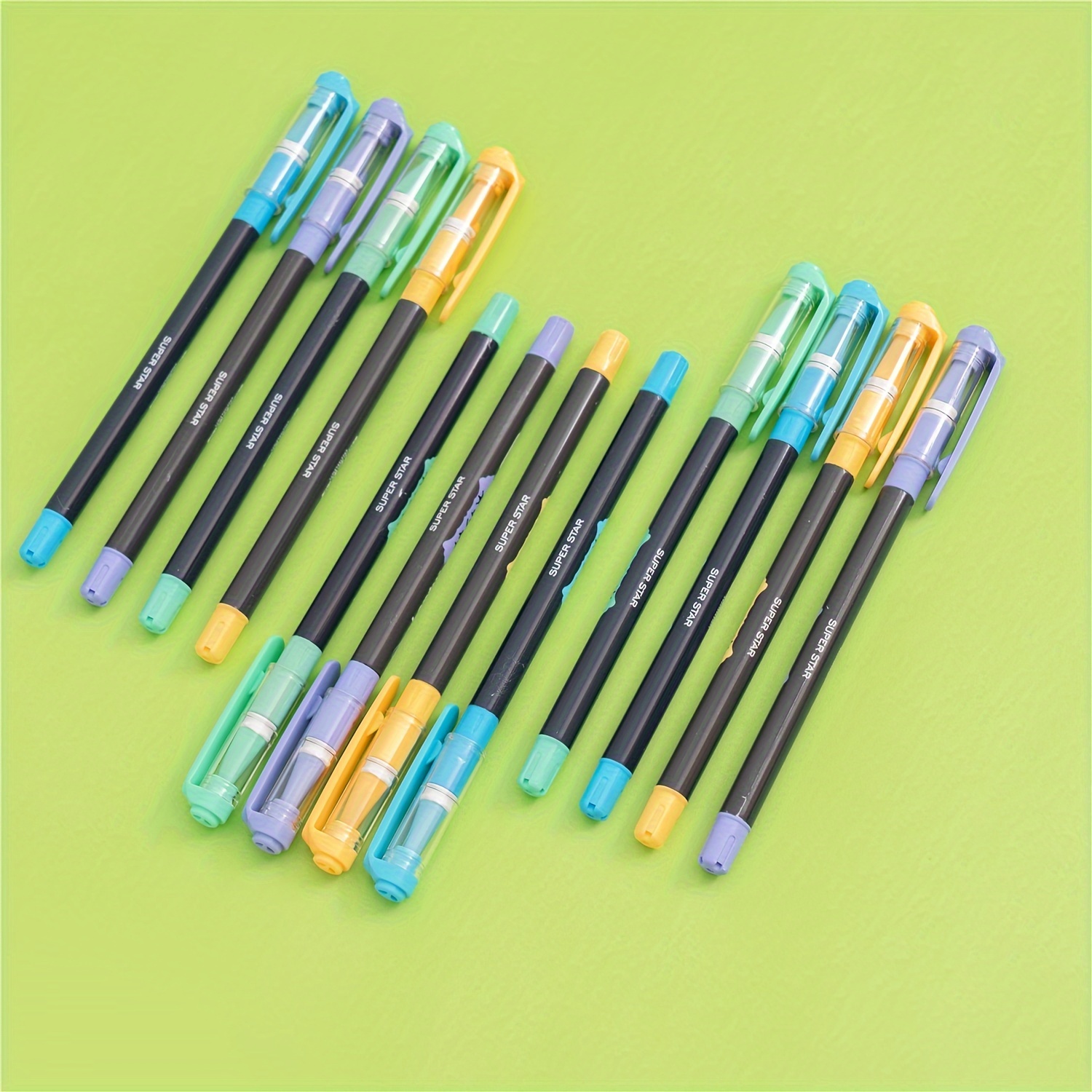 Gel Pens Pens Quick Drying Black Gel Pens Stationery Pens - Temu