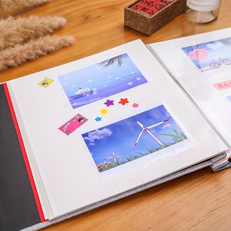 Frcolor 1pc Creative DIY Scrapbook Photo Album A4 Page Type Photo