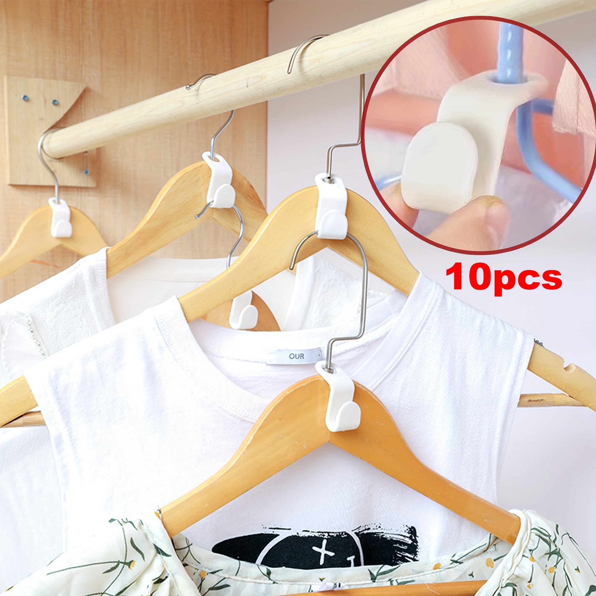 Multifunctional Hanger Connection Hook Wardrobe Storage Hook - Temu