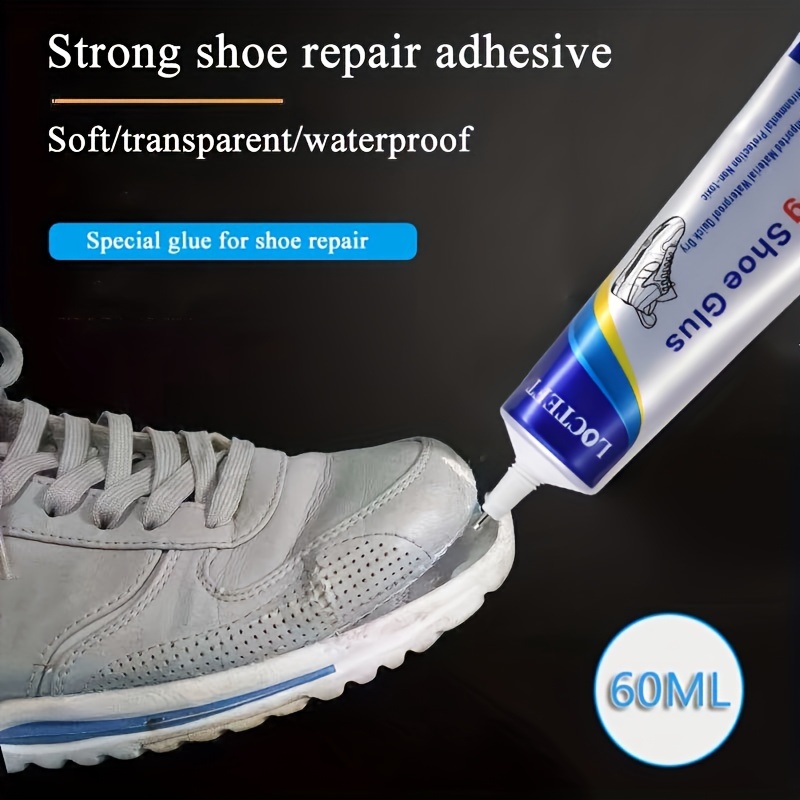 Shoe Glue - Professional Grade, Clear Sole Quick Dry Repair