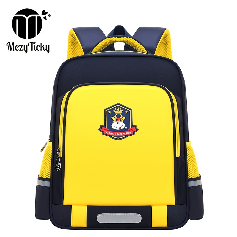 MezyTicky Kindergarten Boys Backpack British Style Schoolbag