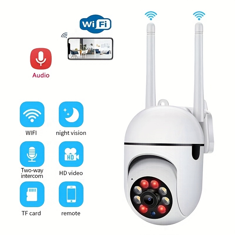 Taishixing HD Wireless WiFi Doorbell Camera IP65 Waterproof HD WiFi  Security Camera Real-Time Video for iOS & Android Phone Night Light Motion  Detection 