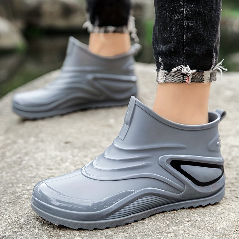 men s rain boots non slip wear resistant waterproof rain
