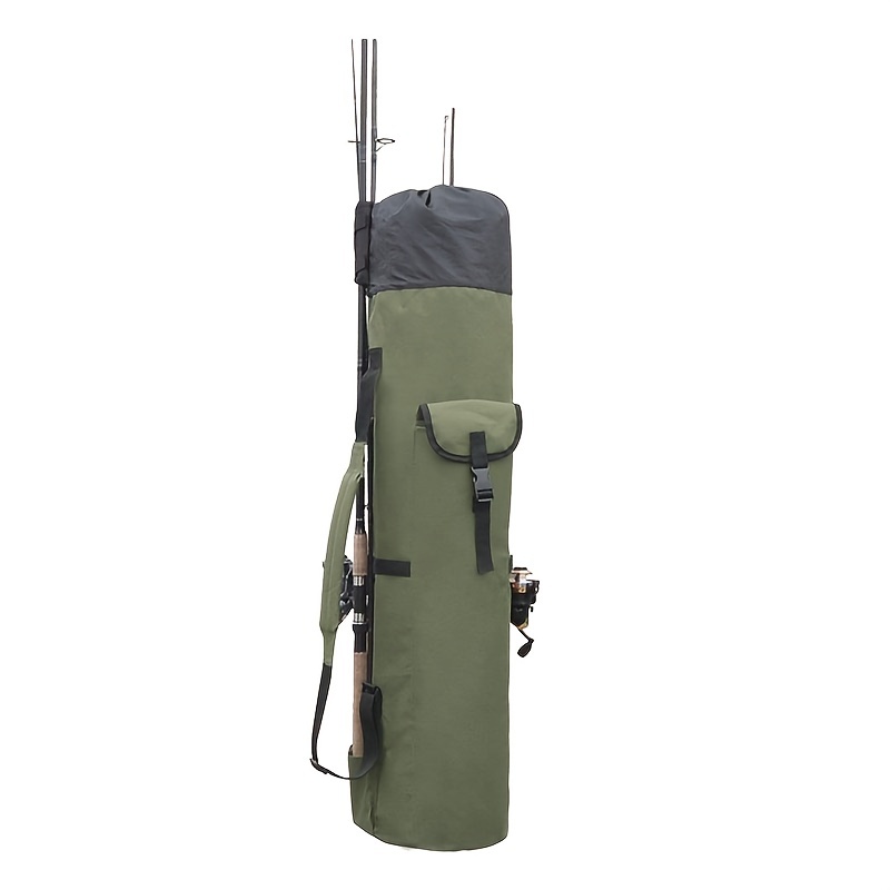 Buy Nicetruc Mini Fishing Tackle Carrier Bag Portable Telescopic Fishing  Rod Storage Bag with 2 Pockets 50cm Black Online at desertcartSeychelles