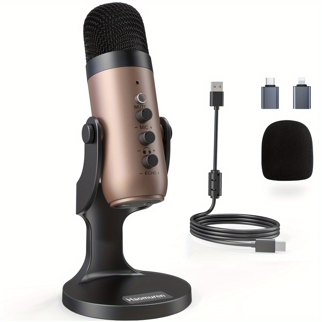 Le Microphone USB Haomuren Microphone À Condensateur Pour - Temu Luxembourg