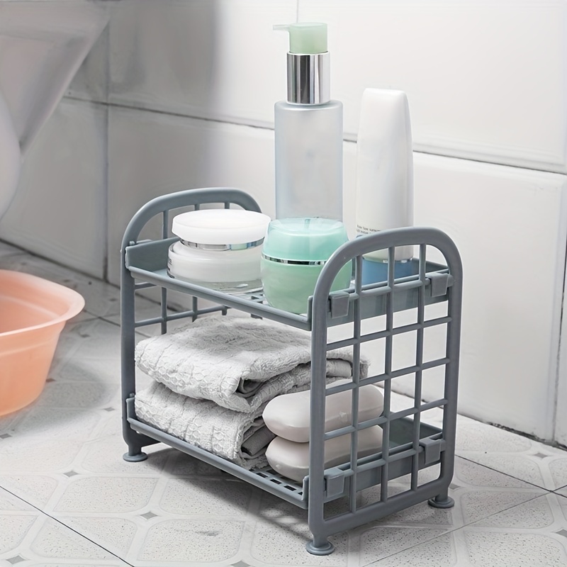3-Layer Bathroom Rack for Cosmetics and Toiletries