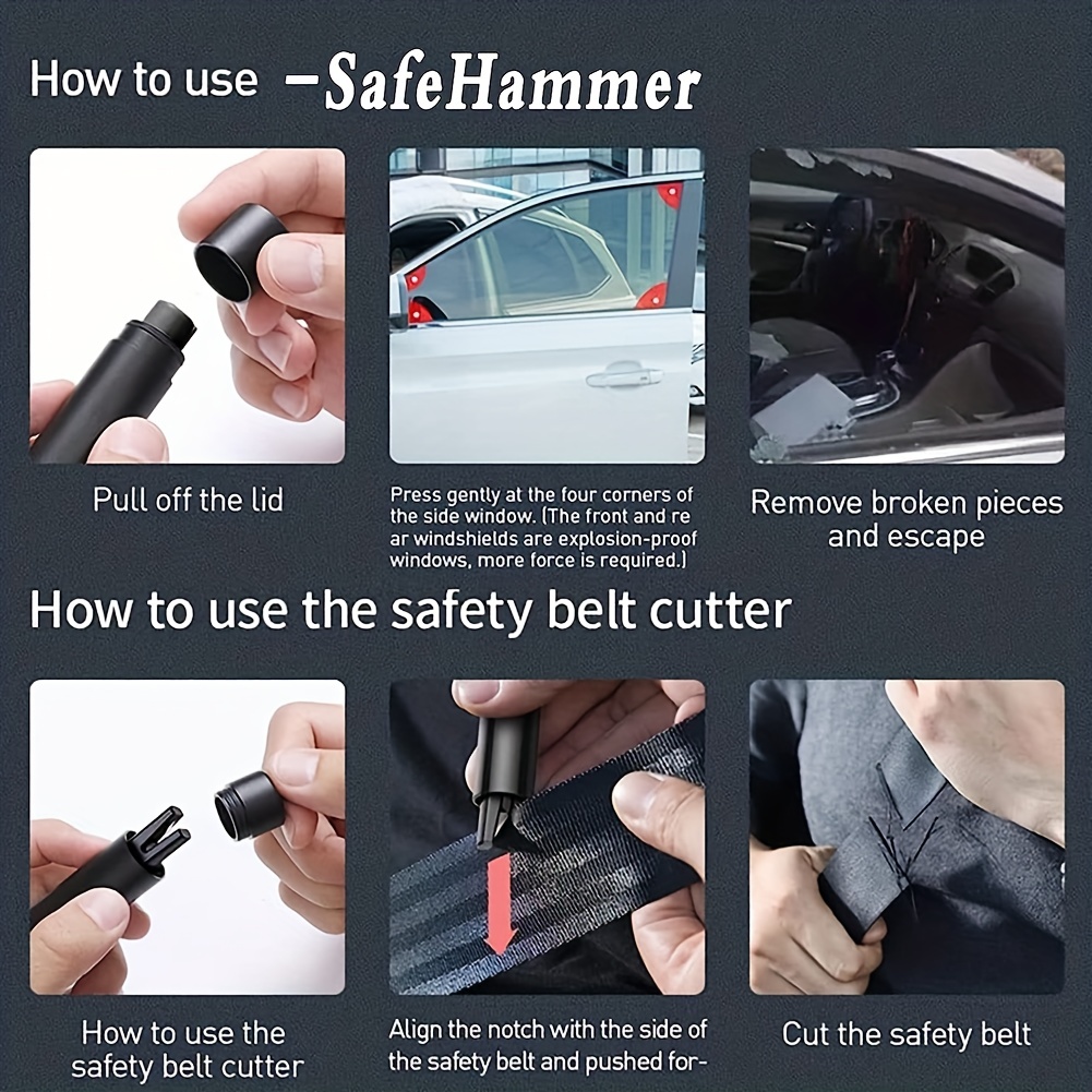 Safehammer – Safe Hammer Glasbrecher Safehammer Glasbrecher - Temu