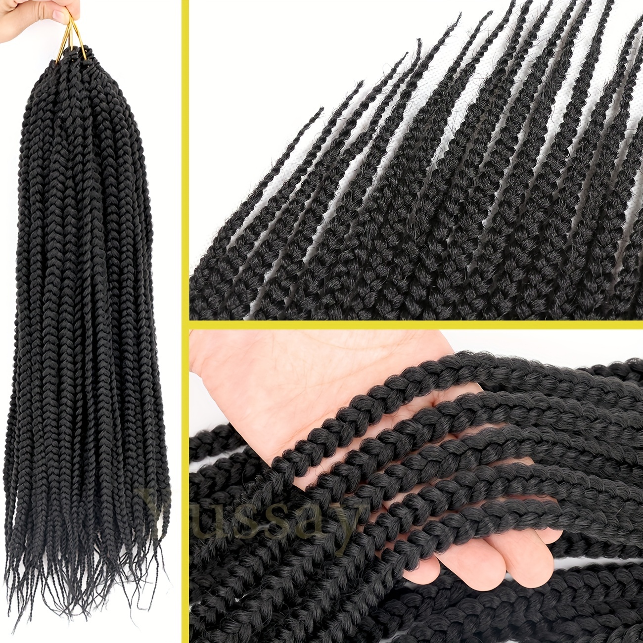 Goddess Box Braids Crochet Hair Prelooped Crochet Hair - Temu United ...