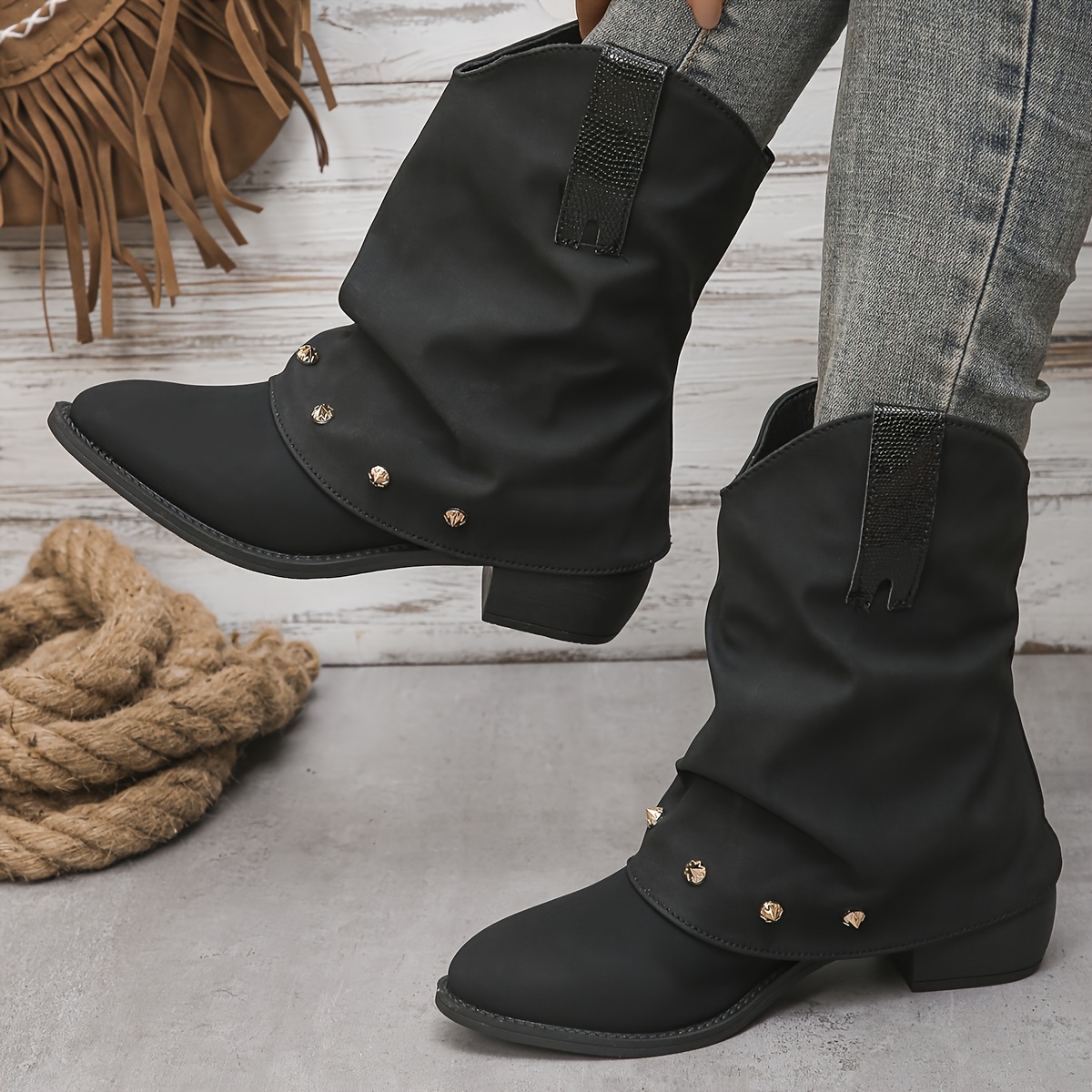 Winter cheap western boots