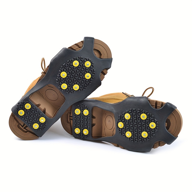 Outdoor Non slip Ice Gripper Anti Skid Ice Spikes Shoes - Temu