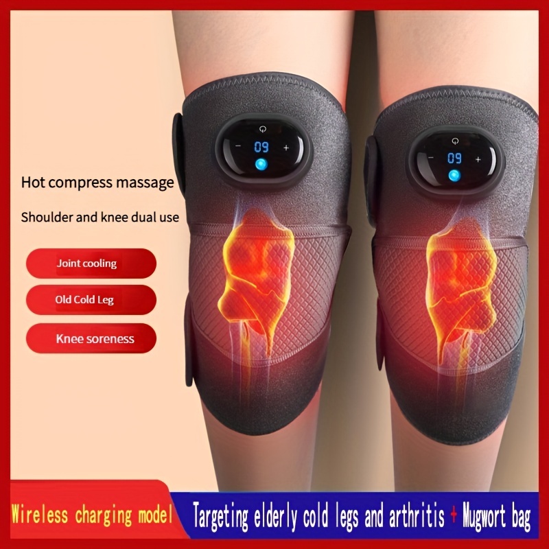 Electric Shoulder Heating Pad Vibration Massage Support Belt