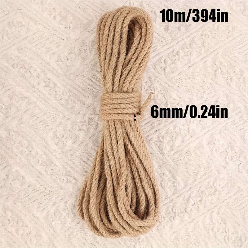 Jute Hemp Rope For Diy Crafts And Decorative Wall Hangings - Temu