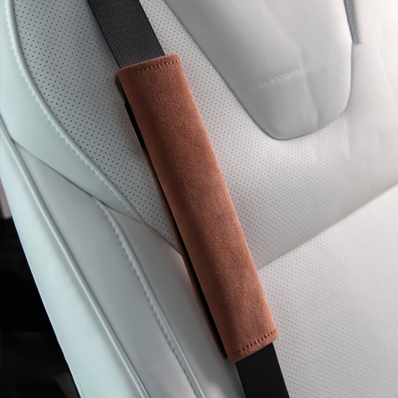 Suede Car Seat Belt Cover Pads Shoulder Seatbelt Pads Cover - Temu United  Kingdom