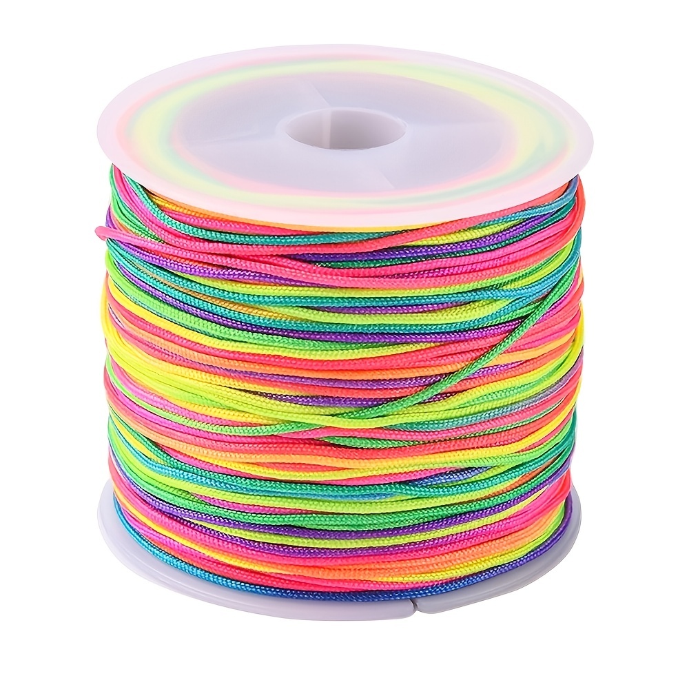 Colored Nylon Thread Diy Jewelry Beading Thread 50 Meters - Temu