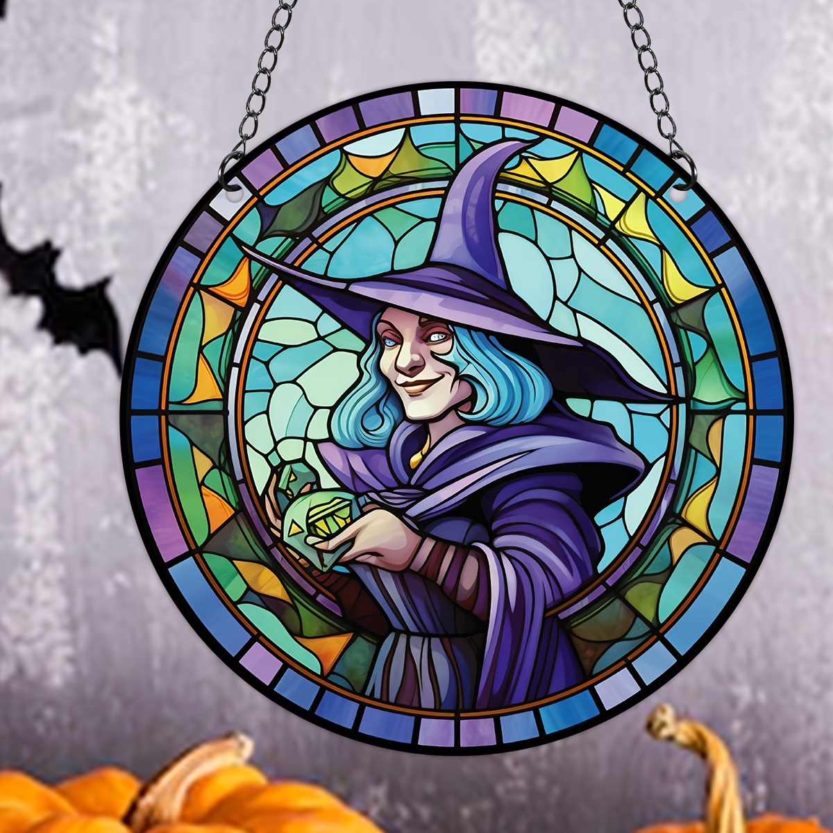 Magical Girl Decoration Stained Window Hangings,stained Glass