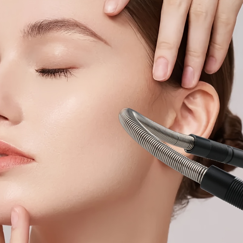 Facial Hair Remover Spring Manual Removal Epilator Beauty - Temu