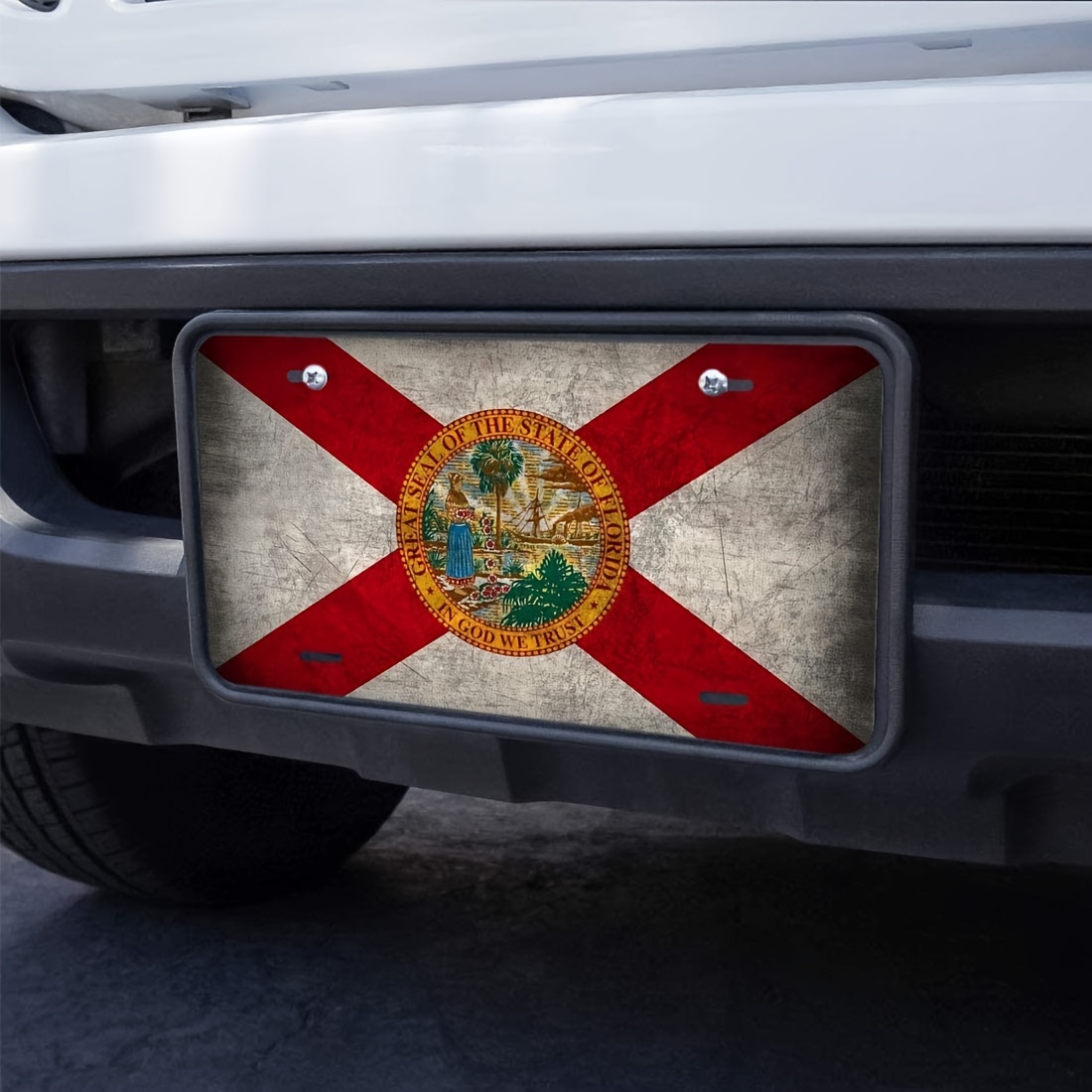Show Your Florida Pride With This Custom Sunshine State License Plate, Shop The Latest Trends