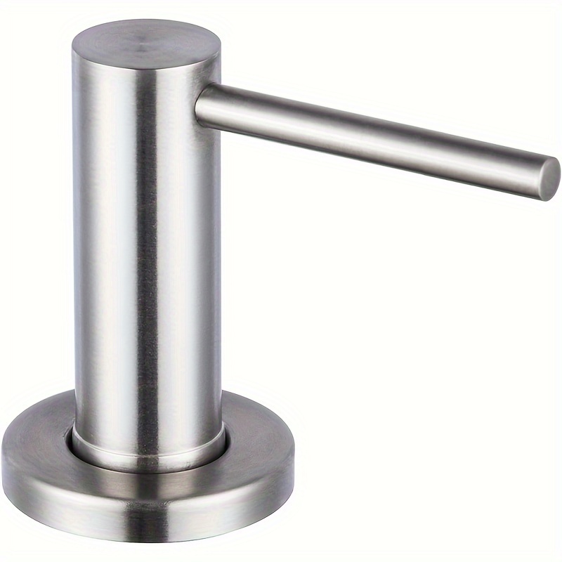 Kitchen Sink Soap Dispenser (brushed Nickel) Stainless Steel - Temu