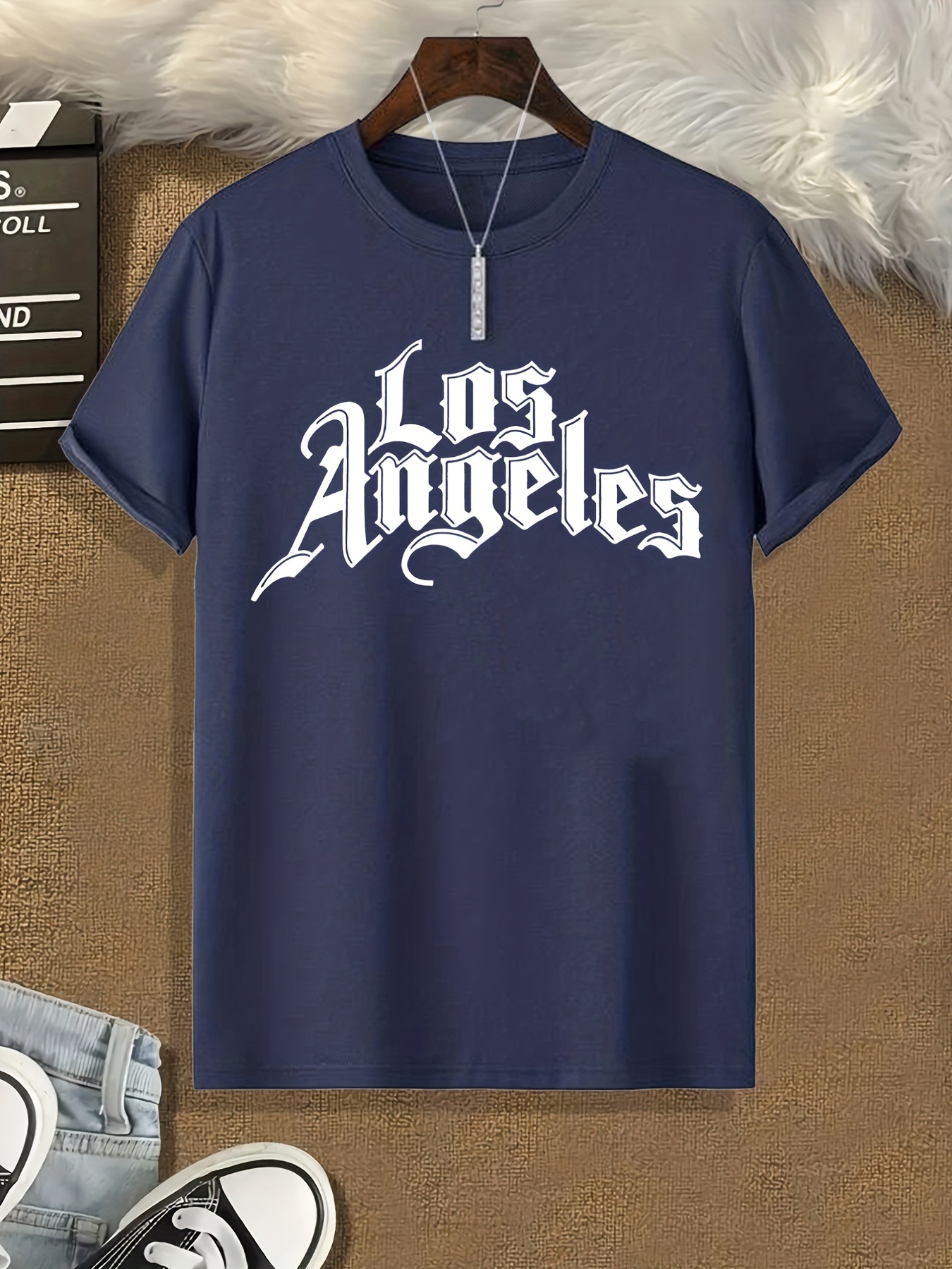 Los Angeles Apparel | Shirt for Men in Navy, Size XL