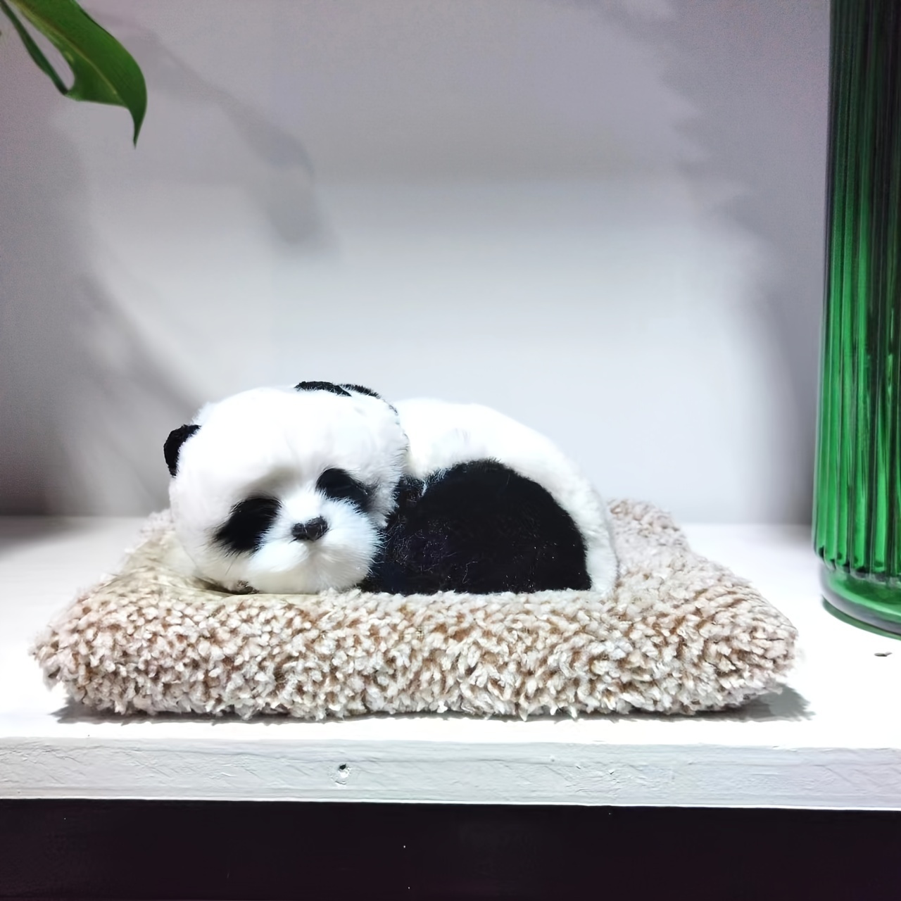Realistic Sleeping Panda Plush Toy