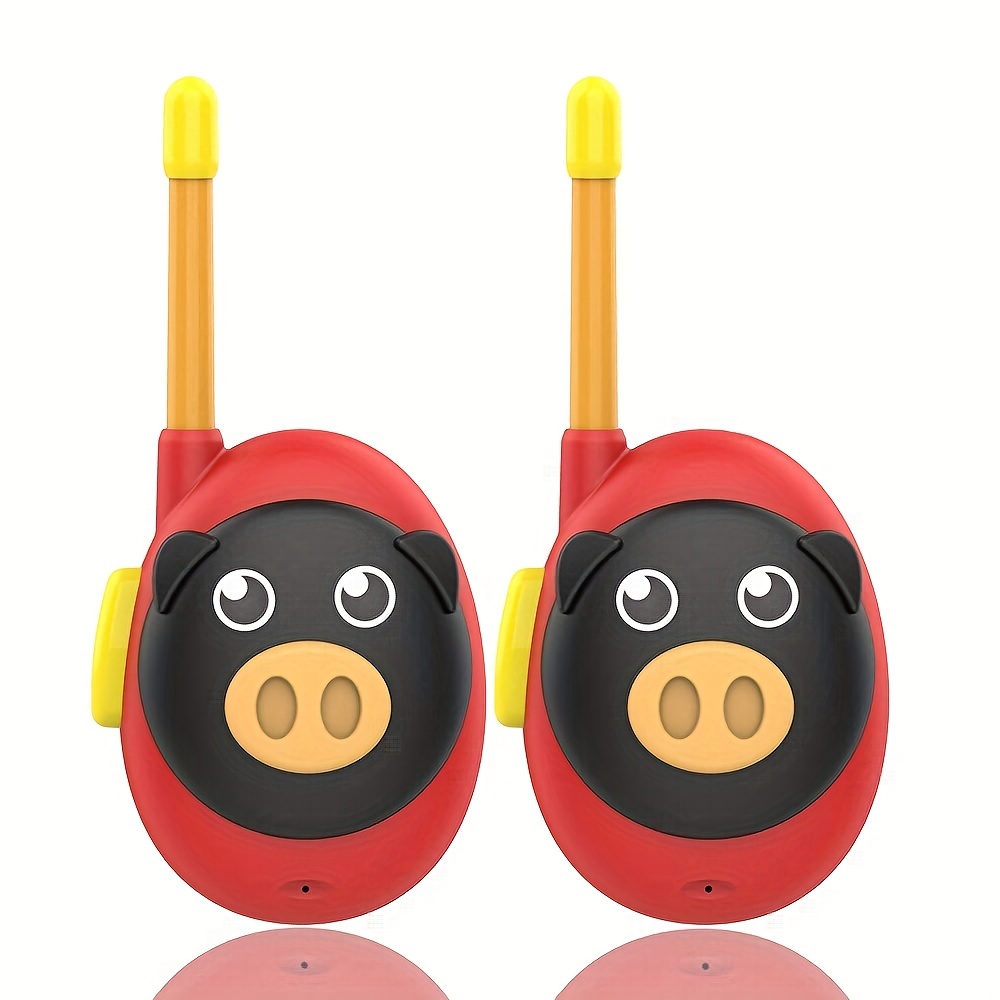 2 Walkie-Talkies para niños, juguetes al aire libre para niños y niñas,  Walkie-talkies recargables de larga distancia, adecuados para camping