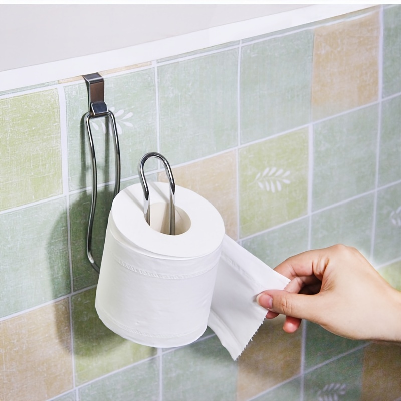 Toilet Roll Holder Over The Tank, Hanging Tissue Storage Rack, Toilet Roll  Paper Holder, Space Saving Tissue Storage Shelf, Bathroom Accessories, Home  Decor, Furniture For Home - Temu