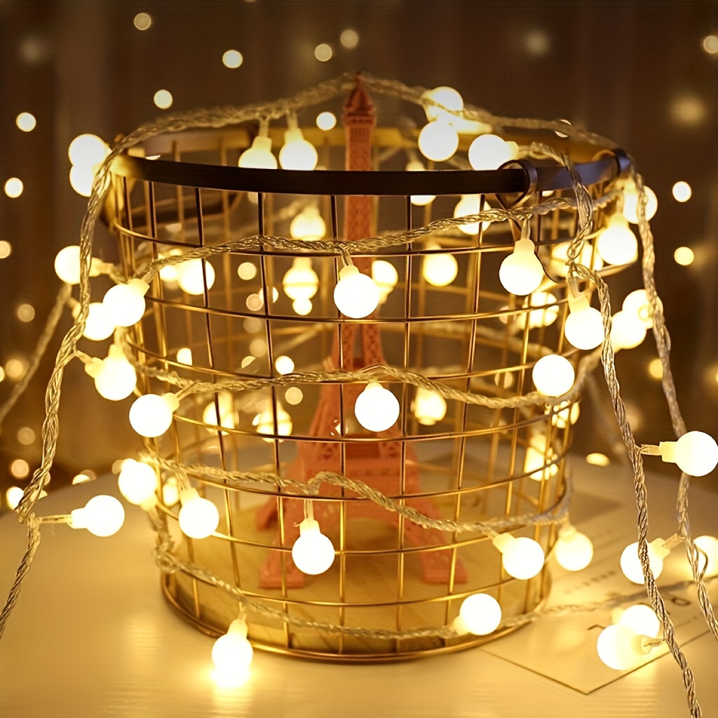 20 Leds Fairy Lights Ball Lights String Battery Operated - Temu
