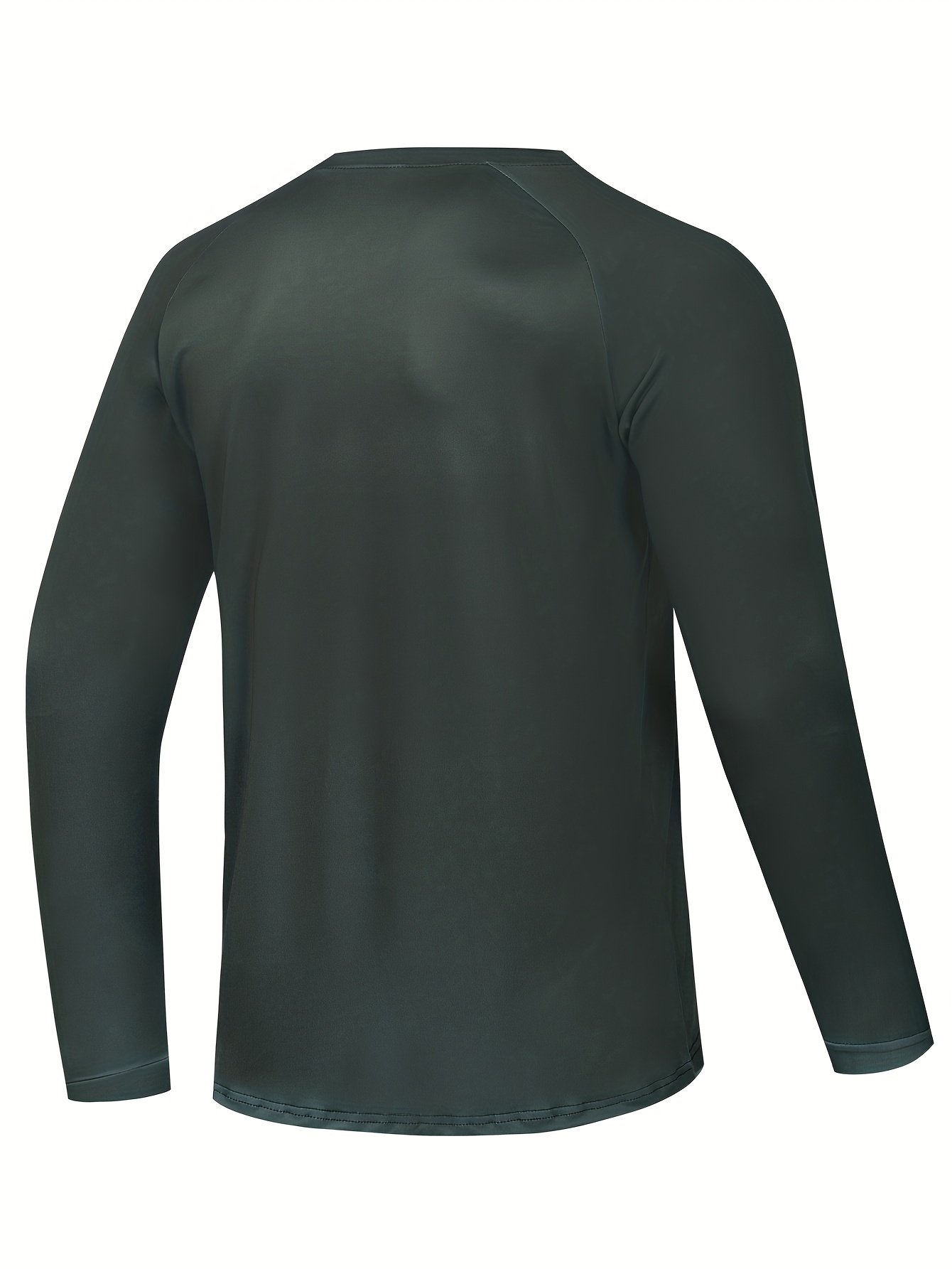 Men's Upf 50+ Sun Protection Shirt Quick Dry Long Sleeve - Temu Canada