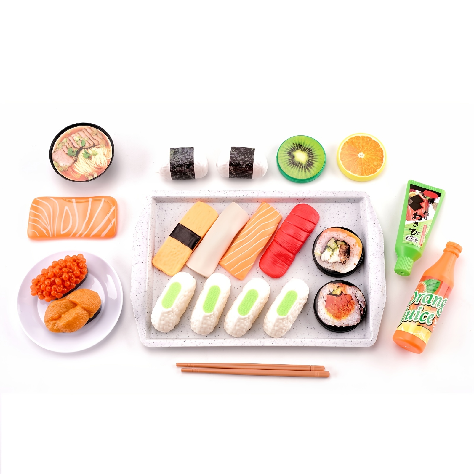 Kids Kitchen Simulation Barbecue Japanese Food Pretend Play Sushi