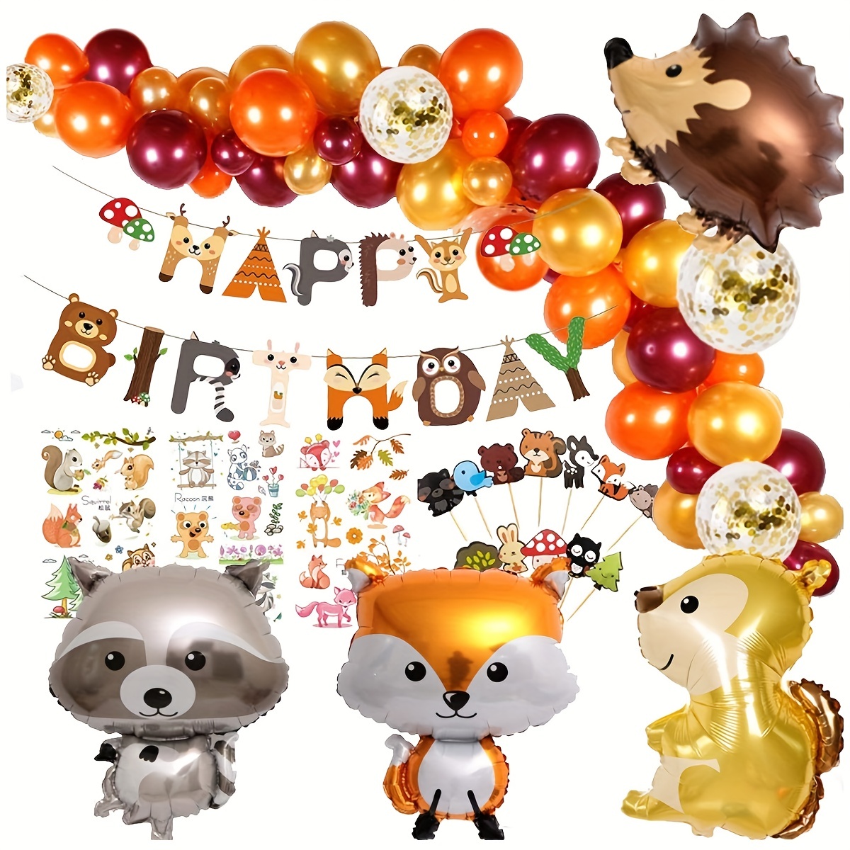 Decoración de cumpleaños para niño de 1 año, Globo Verde salvaje, jungla,  Safari, decoraciones para fiesta de cumpleaños, Baby Shower - AliExpress