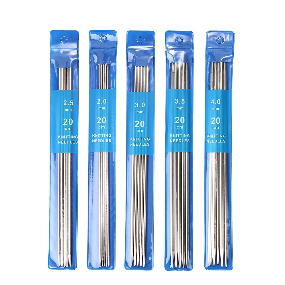 Colored Metal Knitting Stick Needle Set Double ended Stick - Temu