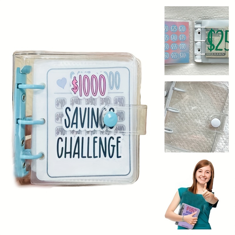 Mini Binder Saving Challenge 150/300/500/1000 Dollars Saving