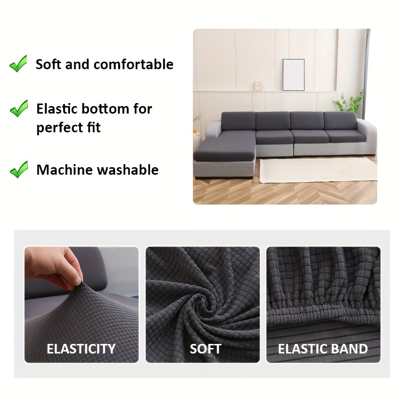 Nevlers 2 Pack 24x24 Couch Cushion Grip for Armchair, Helps Keep Couch  Cushions from Sliding | Water Resistant Non Slip Couch Pads | Durable  Cushion