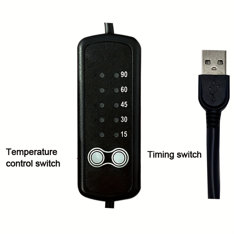 Almohadilla calefactora con cable de calefacción USB, 5V, elemento
