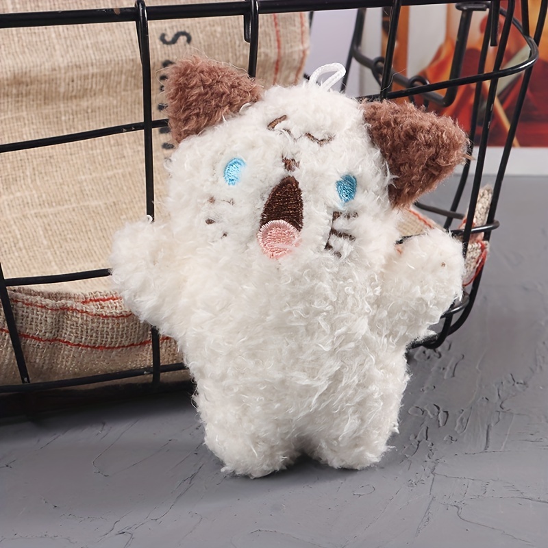 Kawaii Plush Bear Doll Toys Soft Stuffed Animal Bear Rabbit Dog Charm  Keychain Furry Doll Toy Keyring Backpack Pendant for Girls and Boys RABBIT  PINK