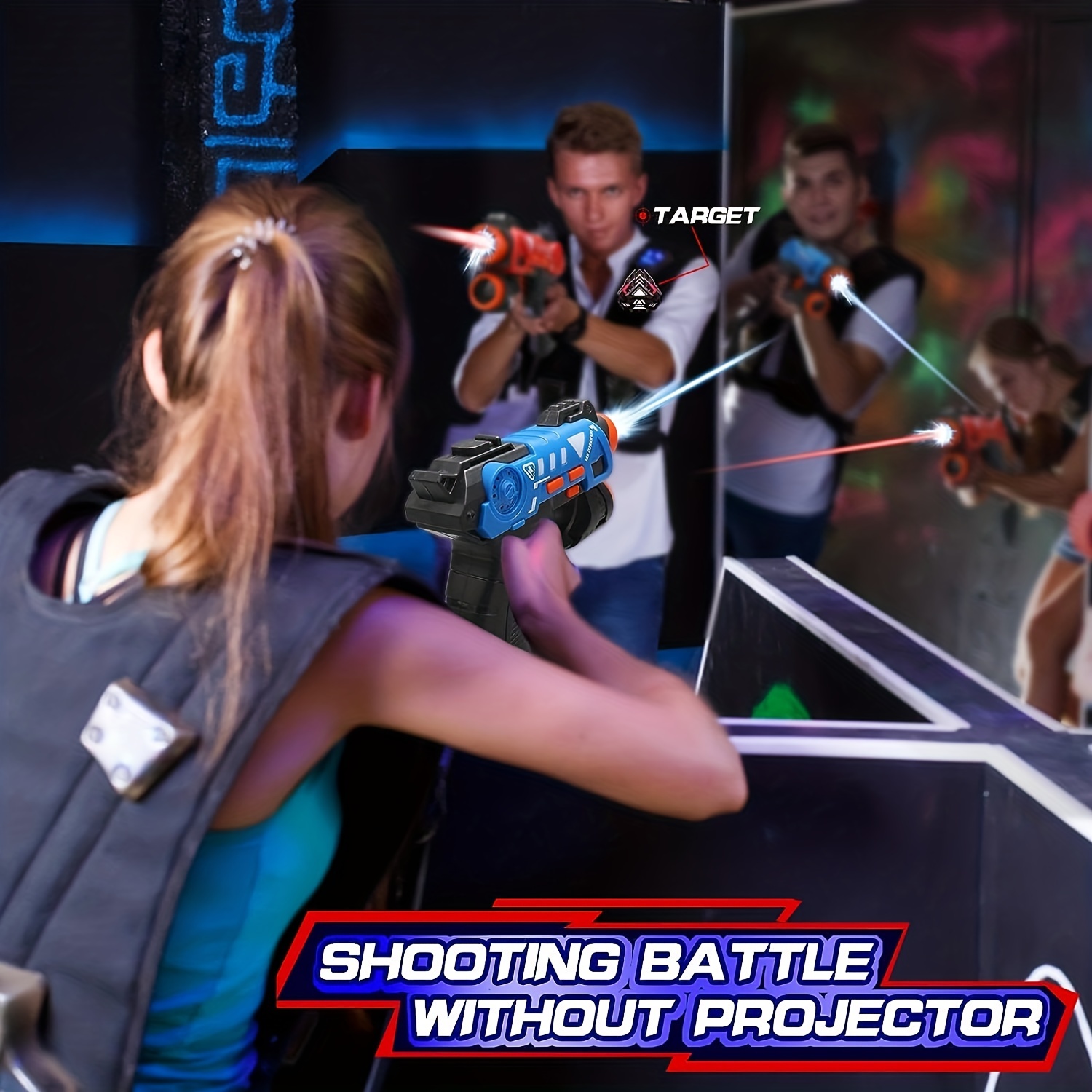 2 Player Laser Tag Shooting Game